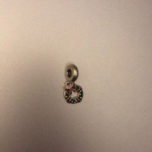 PANDORA BRACELET- CHRISTMAS WREATH CHARM